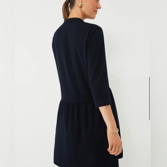 Tuckernuck Navy Crepe Royal Shirt Dress Size XS - Picture 3 of 6